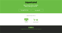 Desktop Screenshot of liquorland.co.nz